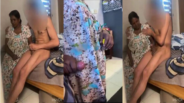 Bachelor College Boy Fucking of her Maid