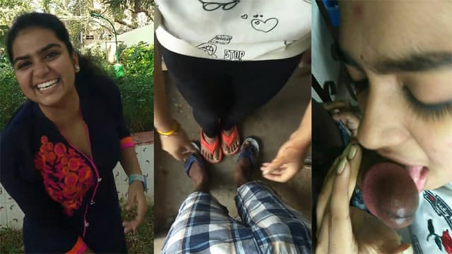Priya Stairs Suck – BF Deep Blowjob MMS